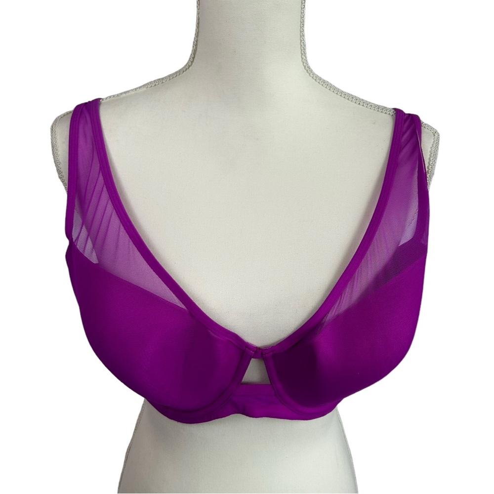 SMART & SEXY purple underwire bra style SA1389 size 40D NWT